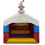 inflatable clown bouncer